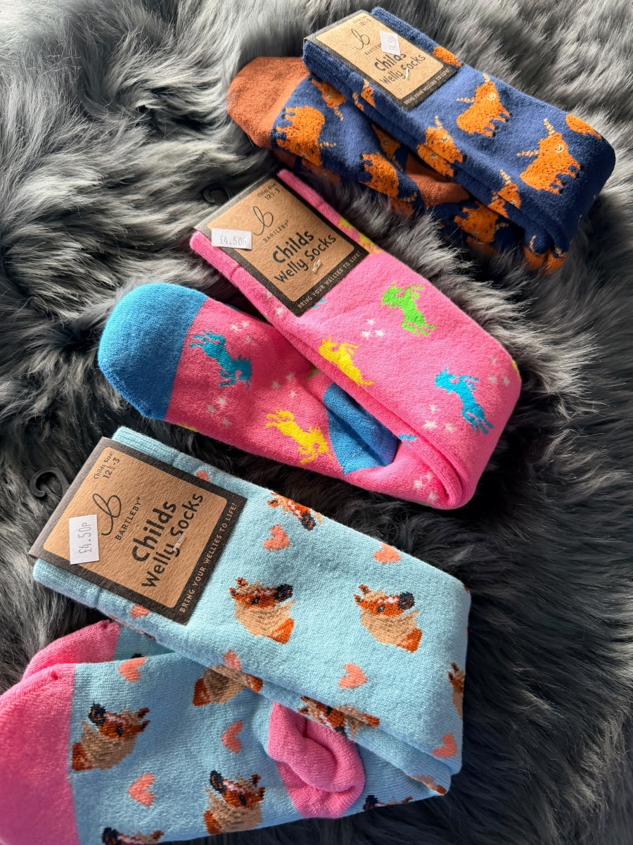 Childs Funky Welly Socks
