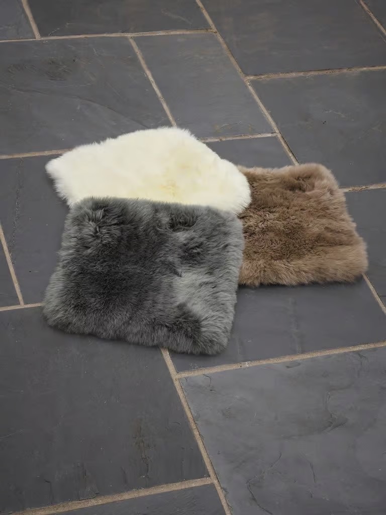 Seat Pad Square Long Wool