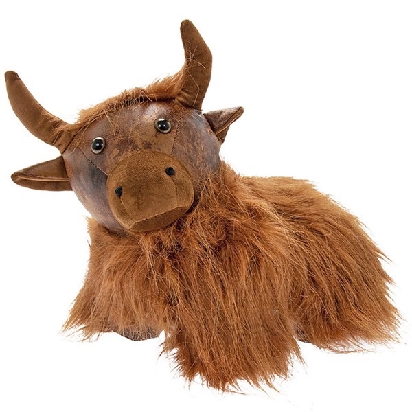 Antique Pals Doorstop Highland Coo