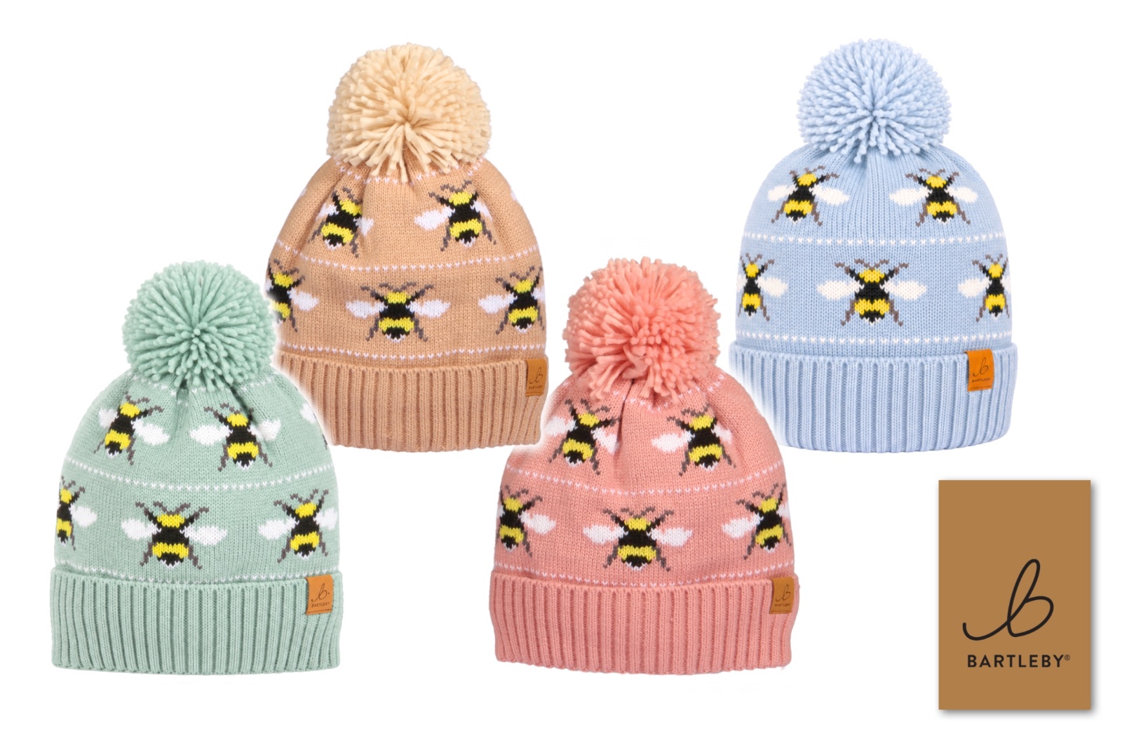 Waterproof Bobble Hat - Bee